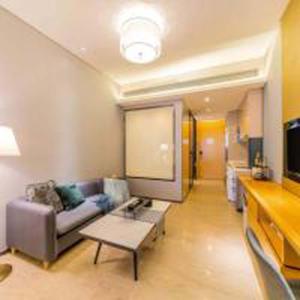 TV i/ili multimedijalni sistem u objektu VanHao Serviced Apartment-Zhujiang Newtown-Near the US consulate-Vaperse the same building