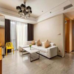 Prostor za sedenje u objektu VanHao Serviced Apartment-Zhujiang Newtown-Near the US consulate-Vaperse the same building