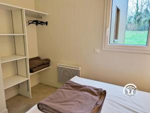 Postel nebo postele na pokoji v ubytování Chalet l'Ablette