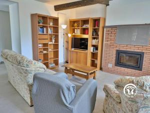 Χώρος καθιστικού στο Gîte du Hérisson, 6 personnes