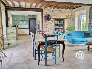 Et opholdsområde på La Rose Trémière, 6 personnes