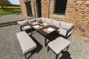 Χώρος καθιστικού στο Gîte Les Haies de Tresmes, jusqu'à 6 personnes