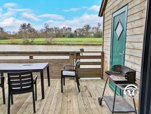 Balkón nebo terasa v ubytování Chalet Le Brochet