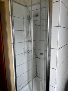 Ein Badezimmer in der Unterkunft Ferienhaus Müller