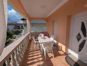 Balkón nebo terasa v ubytování Apartment Sara