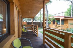 Balkon oz. terasa v nastanitvi Ośrodek Polaris