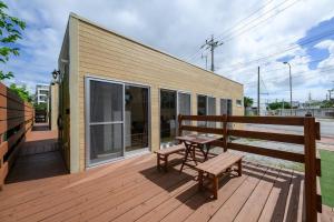Μπαλκόνι ή βεράντα στο OKINAWA GREEN LODGE