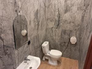 Koupelna v ubytování Mieszkanie przy lesie