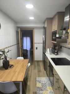Η κουζίνα ή μικρή κουζίνα στο Apartamento con encanto