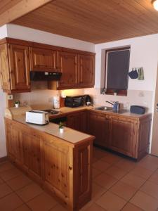 Η κουζίνα ή μικρή κουζίνα στο Cozy Alpe