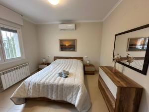 Łóżko lub łóżka w pokoju w obiekcie Villa Maja Calpe