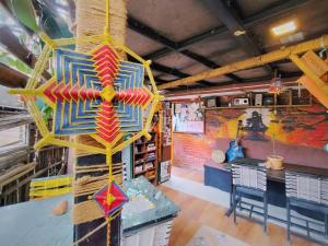 Zona de estar de Hostel Swastik