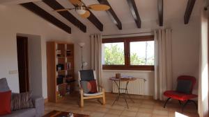 Posezení v ubytování Cas Ferrer