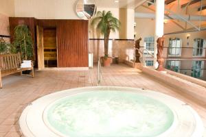 a jacuzzi tub in the middle of a building at Treacys West County Conference and Leisure Centre in Ennis