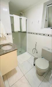 Koupelna v ubytování Apto Vista para o Mar Astúrias + 34 fotografií