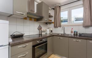 Kuchyň nebo kuchyňský kout v ubytování Apartman Sunshine Njivice Krk by Villas Guide + 11 fotografií
