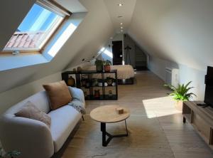 พื้นที่นั่งเล่นของ Finca Nova - Logie met privé sauna