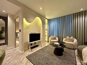 Μια τηλεόραση ή/και κέντρο ψυχαγωγίας στο Foreshore place Urban Nest