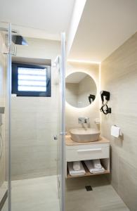 Koupelna v ubytování Hotel Spa Olive