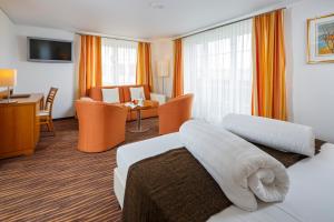 Ein Zimmer in der Unterkunft Seemöwe Swiss Quality Hotel