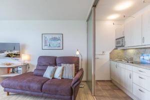 Η κουζίνα ή μικρή κουζίνα στο Haus Nautic, FeWo 419