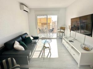 Et tv og/eller underholdning på Apartamento Pinta