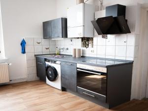 Dapur atau dapur kecil di Apartment in Apolda
