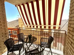 En balkon eller terrasse på Apartamento Pinta