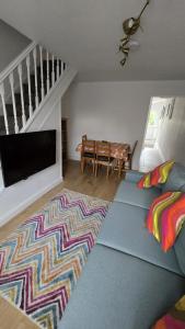 Posezení v ubytování The Se18 Stylish Family House