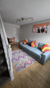 Posezení v ubytování The Se18 Stylish Family House