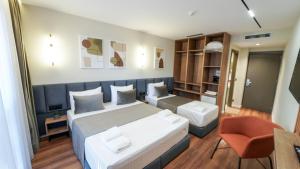Voodi või voodid majutusasutuse Vion Sea Boutique Hotel - Golem Durrës toas +37 fotot