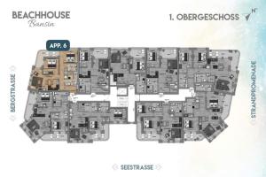 Grundriss der Unterkunft Beachhouse Bansin, App. 06