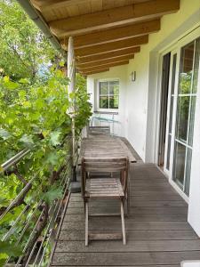 Balkon lub taras w obiekcie Ferienwohnung Christ