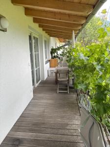 Balkon lub taras w obiekcie Ferienwohnung Christ
