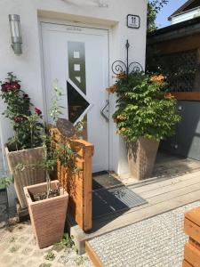 Ogród w obiekcie Ferienwohnung Christ