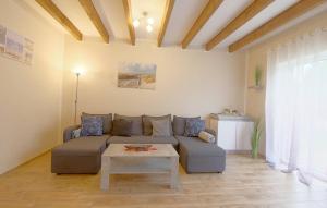 Χώρος καθιστικού στο Ferienhaus Lanah