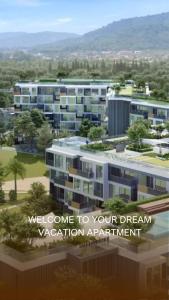 Landskap semula jadi dekat dengan apartmen
