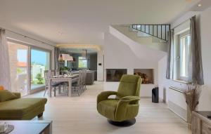 Χώρος καθιστικού στο Villa Marika