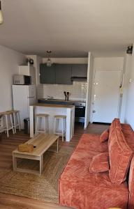 Kuchyň nebo kuchyňský kout v ubytování Grand studio au coeur de Nîmes