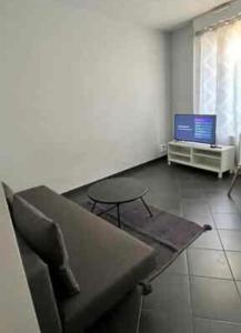 Телевизор и/или развлекательный центр в Appartement proche de la gare dAlfortville