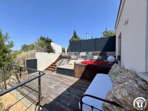 Balkón nebo terasa v ubytování La recreation + 7 fotografií