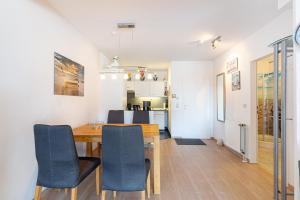 Dapur atau dapur kecil di Fischerstr 10b Whg D3