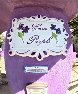 Certifikát, hodnocení, plakát nebo jiný dokument vystavený v ubytování Casa Purple