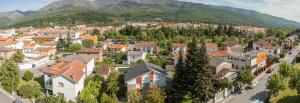 Widok na góry z tego hotelu