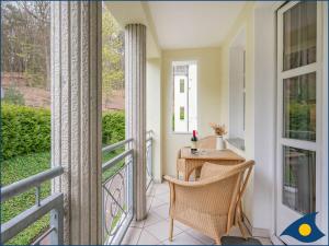 Ein Balkon oder eine Terrasse in der Unterkunft Villa Margot Whg 26