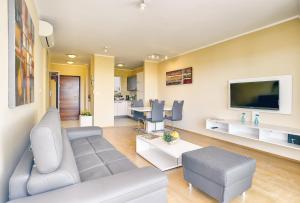TV a/nebo společenská místnost v ubytování Apartments Vea