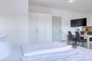 Postel nebo postele na pokoji v ubytování Haus Diana - Blaumeise + 9 fotografií