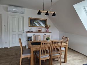 Η κουζίνα ή μικρή κουζίνα στο Ferienwohnung Spreewaldglück +11 φωτογραφίες