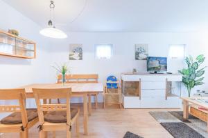 Dapur atau dapur kecil di Ferienhof Karl's Ruhe, "Sommerhaus" +13 gambar