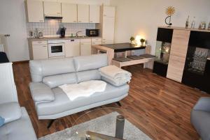 Η κουζίνα ή μικρή κουζίνα στο Haus Heß Ferienwohnung Nr 07